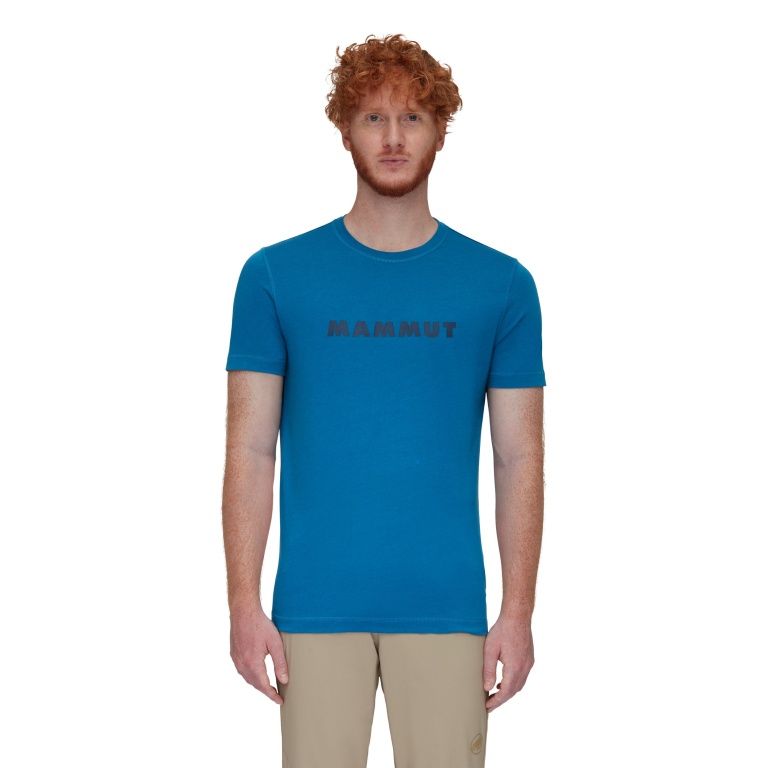 Mammut Hiking T-shirt Core Logo (recycled Polyester, organic Cotton) dark blue Men